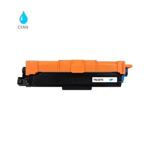 Compatible Brother TN-227C Toner Cartridge – Cyan, High Yield, Laser Printing