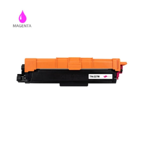 Compatible Brother TN-227M Toner Cartridge – Magenta, High Yield, Laser Printing