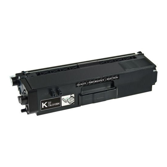 Compatible Brother TN-310BK Toner Cartridge – Black, Standard Yield, Laser Printing