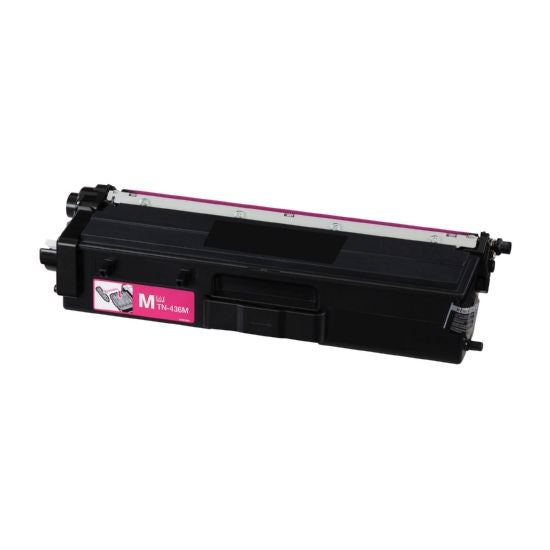 Compatible Brother TN-436M Toner Cartridge – Magenta, High Yield, Laser Printing