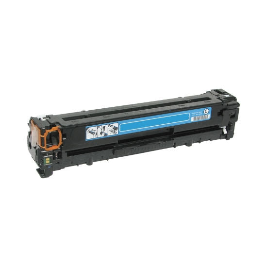 Compatible HP CB541A (125A) Toner Cartridge – Cyan, Standard Yield, Laser Printing