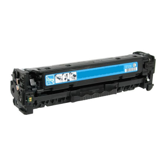 Compatible HP CE411A (305A) Toner Cartridge – Cyan, Standard Yield, Laser Printing