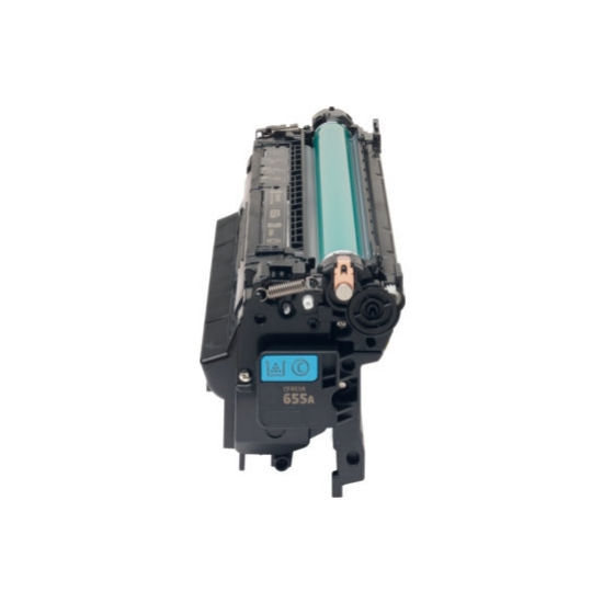 Compatible HP CF451A (655A) Toner Cartridge – Cyan, Standard Yield, Laser Printing