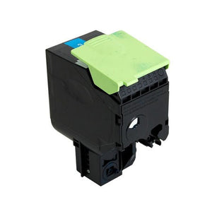 Compatible Lexmark 80C1SC0 Toner Cartridge – Cyan, Standard Yield, Laser Printing