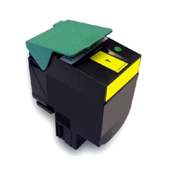 Compatible Lexmark C540H2YG Toner Cartridge – Yellow, High Yield, Laser Printing