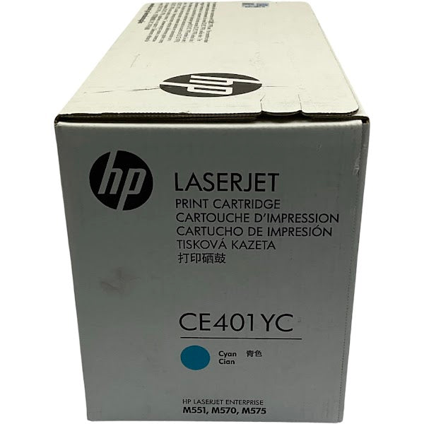 New OEM CE401YC Cyan Toner Cartridge for HP LaserJet M551, M570, M575