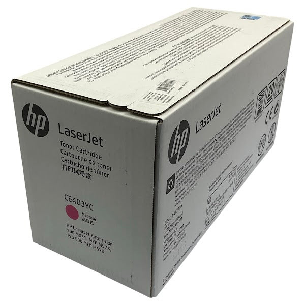 NEW OEM HP CE403YC Magenta Toner Cartridge for HP LaserJet M551, M570, M575